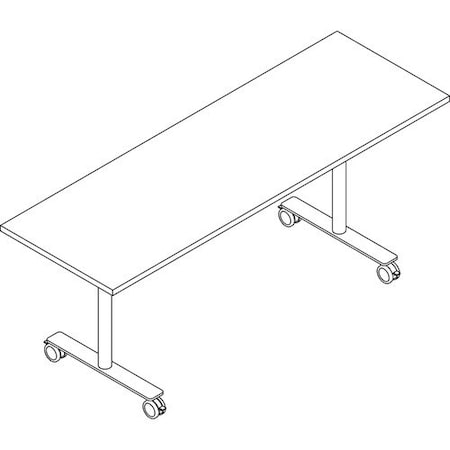 Groupe Lacasse Mobile, T-base, 60inx24inx29in, Niagara LAST1SMRC2460TA